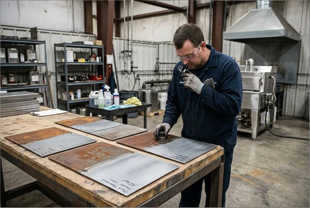 Multi-process industrial adhesive qualification review across PSA, rust-prep, flocking, cigarette converting, and decorative wrap applications.
