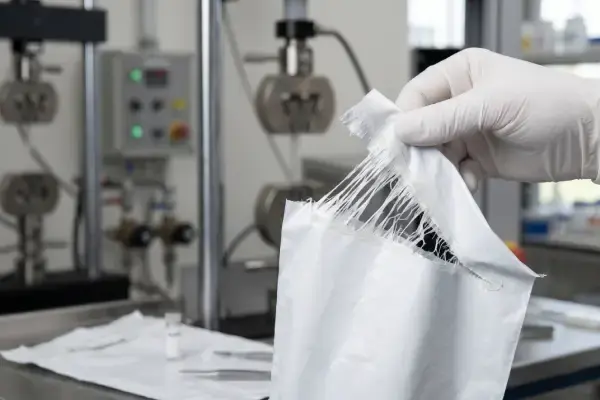 High-speed envelope sealing station applying adhesive before compression and flap closing.
