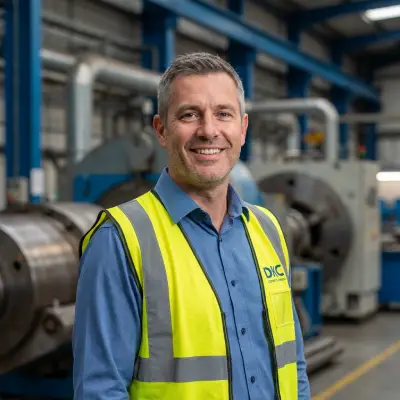 Robert Kendrick, operations director, on an industrial tube and core converting floor.