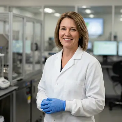 Production director reviewing paper straw adhesive soak and seam qualification in a packaging lab.